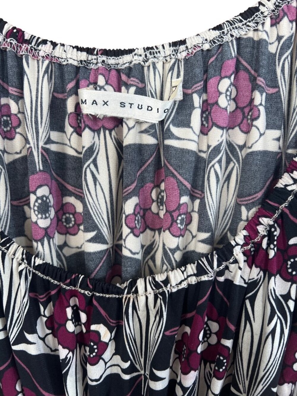 Lot Of 4 Womens Dresses Size 12 Evan Picone Max Studio Floral & Abstract Prints - Picture 9 of 13